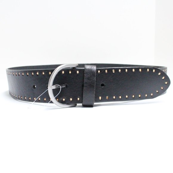 Small Black Genuine Leather Coldwater Creek Belt - Picture 14 of 15